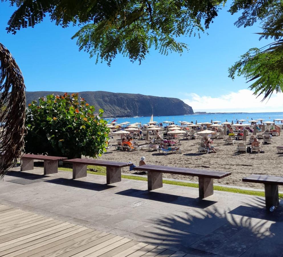 Luxory Dreamy Sunset, Seafront, Direct Access To The Promenade,Wifi,Pool,Free Parking Leilighet Los Cristianos  Eksteriør bilde
