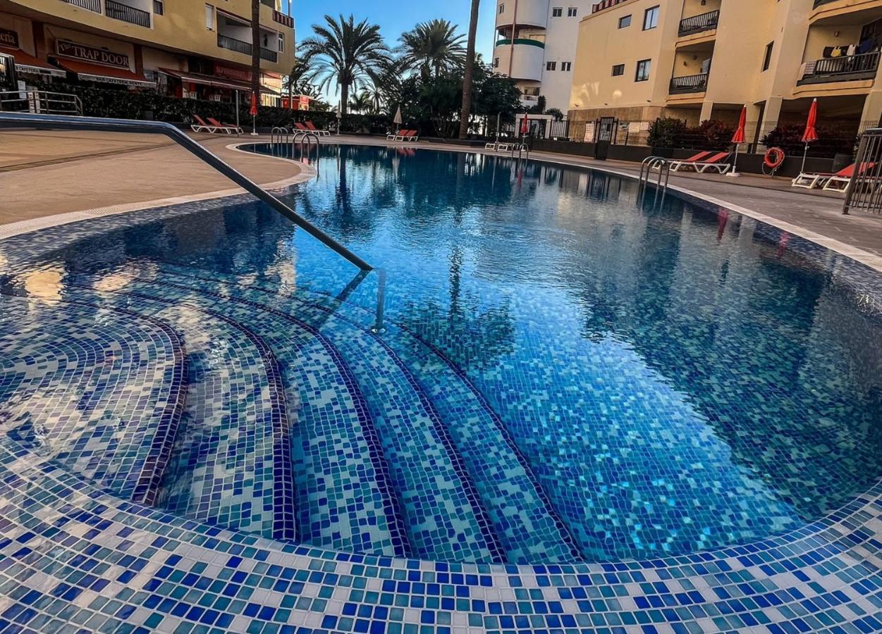 Luxory Dreamy Sunset, Seafront, Direct Access To The Promenade,Wifi,Pool,Free Parking Leilighet Los Cristianos  Eksteriør bilde