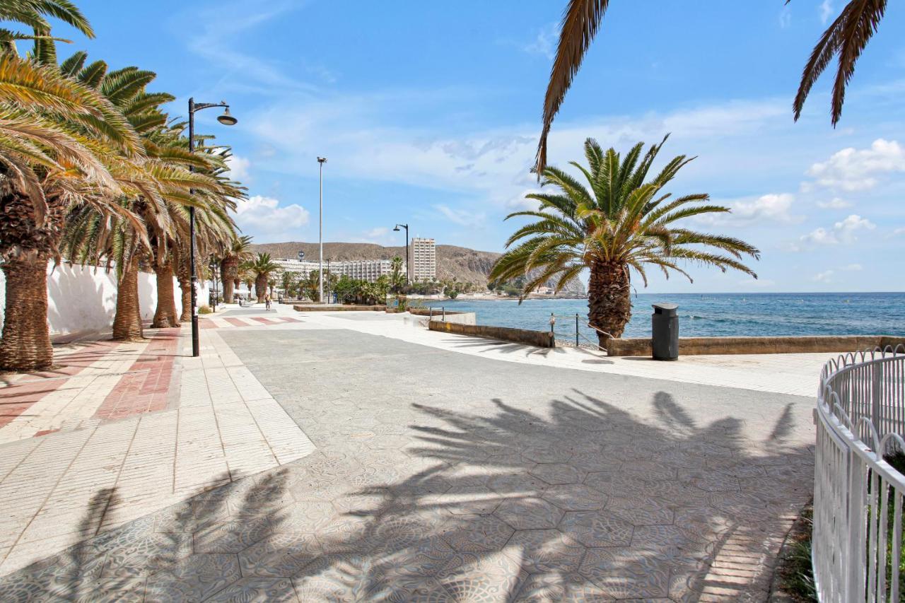 Luxory Dreamy Sunset, Seafront, Direct Access To The Promenade,Wifi,Pool,Free Parking Leilighet Los Cristianos  Eksteriør bilde