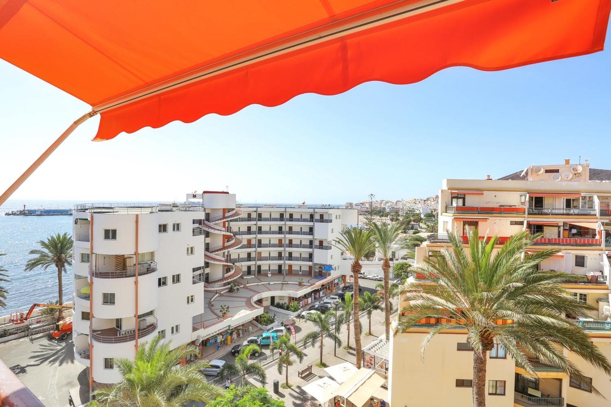 Luxory Dreamy Sunset, Seafront, Direct Access To The Promenade,Wifi,Pool,Free Parking Leilighet Los Cristianos  Eksteriør bilde